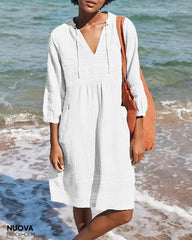 Zoeâ„?- Shirt dress with pocket