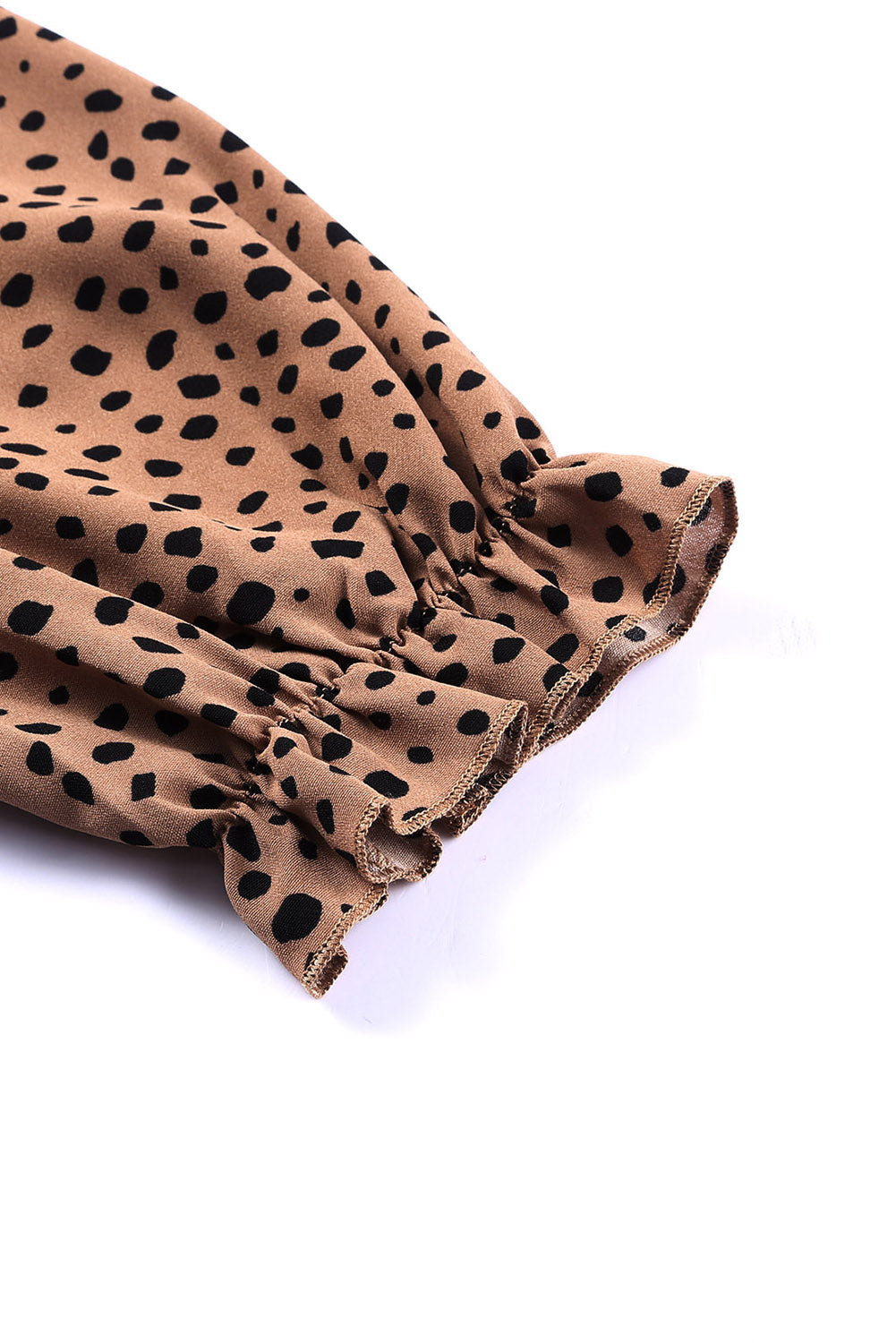 Camiseta sin mangas con cuello redondo y estampado de leopardo rosa
