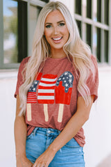 Patriotic Popsicles Short Sleeve Tee