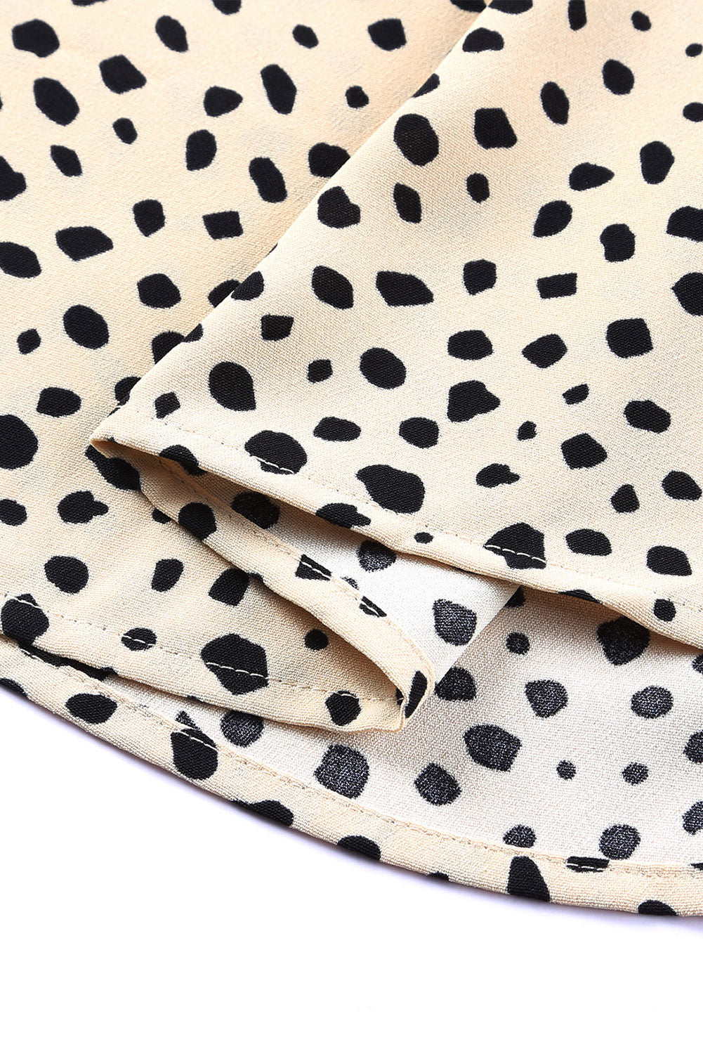 Camiseta sin mangas con cuello redondo y estampado de leopardo rosa