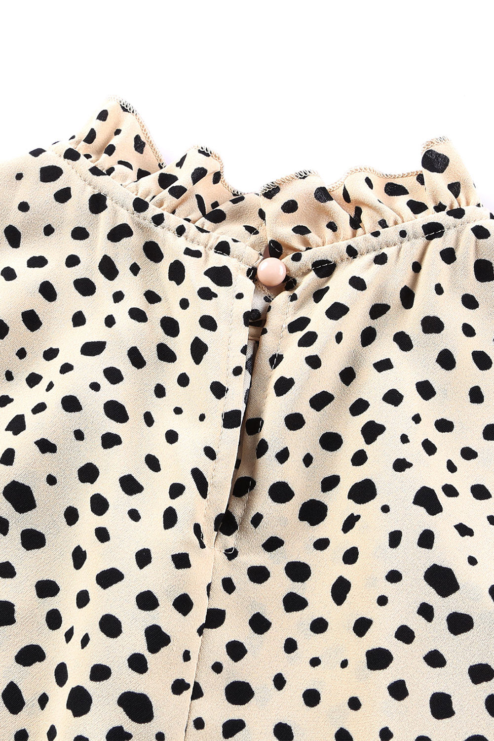 Camiseta sin mangas con cuello redondo y estampado de leopardo rosa