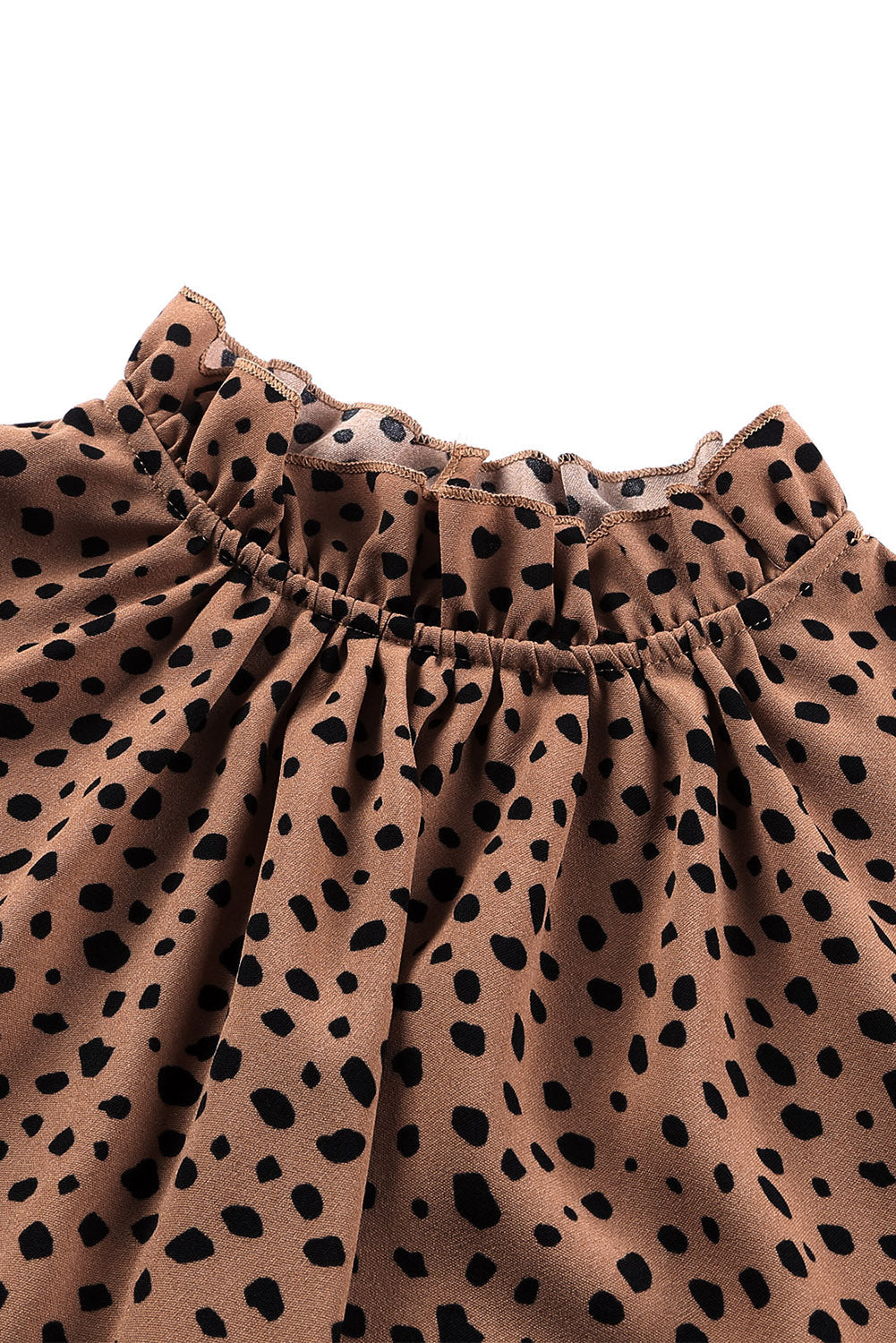 Camiseta sin mangas con cuello redondo y estampado de leopardo rosa