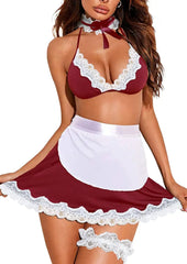 Avidlove Maid Lingerie for Roleplay Lingerie Cosplay Lingerie Set Halloween Costumes