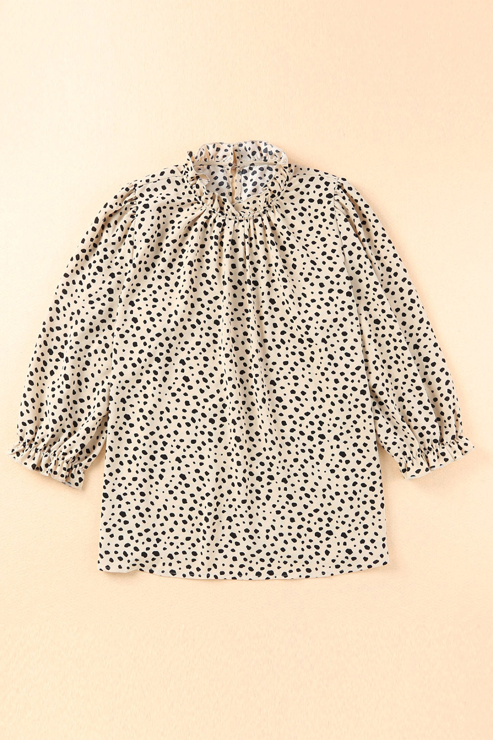 Camiseta sin mangas con cuello redondo y estampado de leopardo rosa
