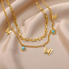 Butterfly Chain Necklace