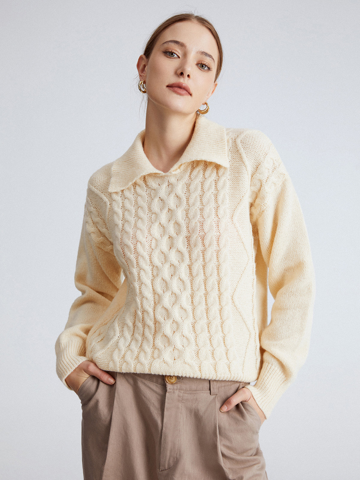 Cambridge Academia Cable Sweater