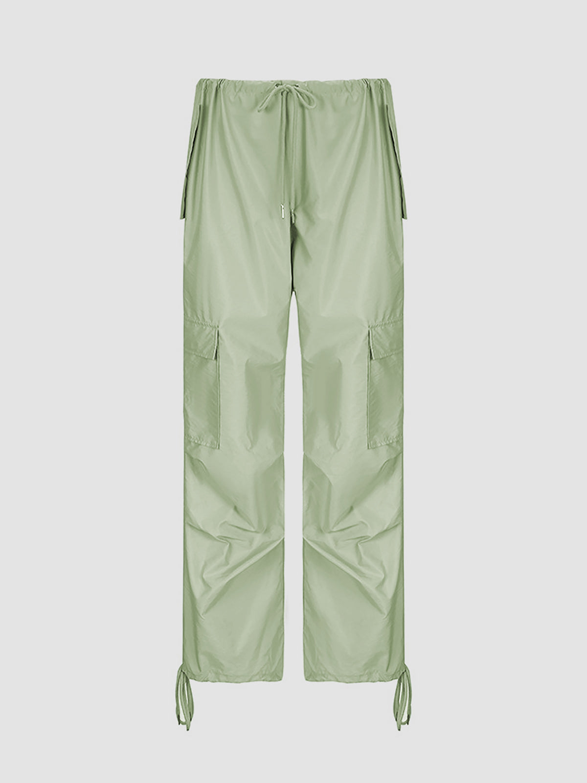 Cargo Drawstring Baggy Wide Leg Pants