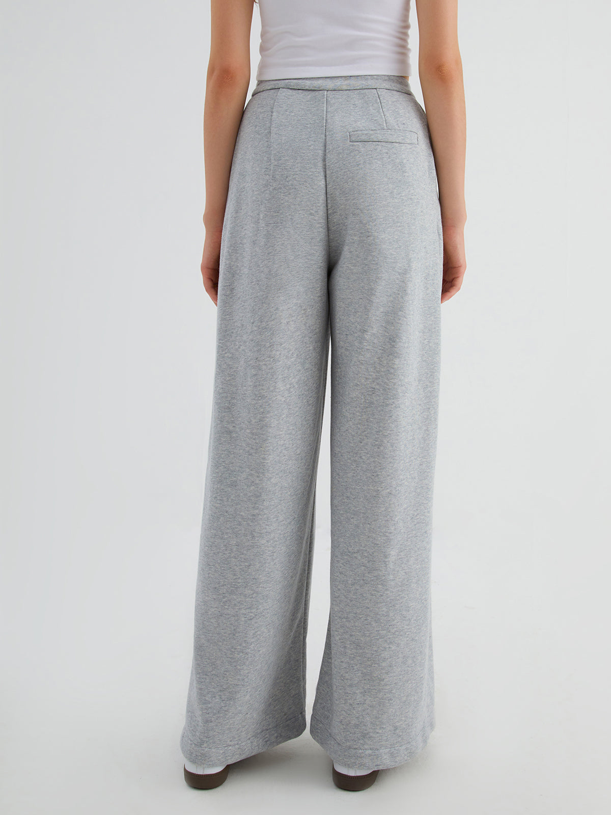 Challenge Accepted Pleat Wide Leg Sweatpants