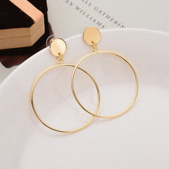 Big Round Circle Earrings