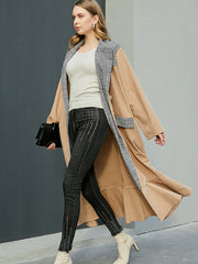 Loose Commuter Temperament Solid Color Coat