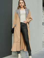 Loose Commuter Temperament Solid Color Coat