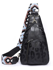 Take A Trip PU Leather Sling Bag