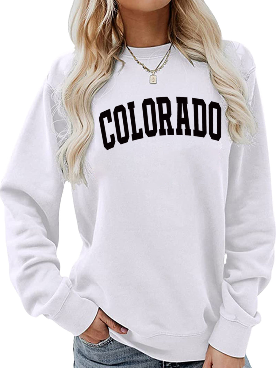 Oversized Casual Loose Pullover Crewneck Long Sleeve Hoodie