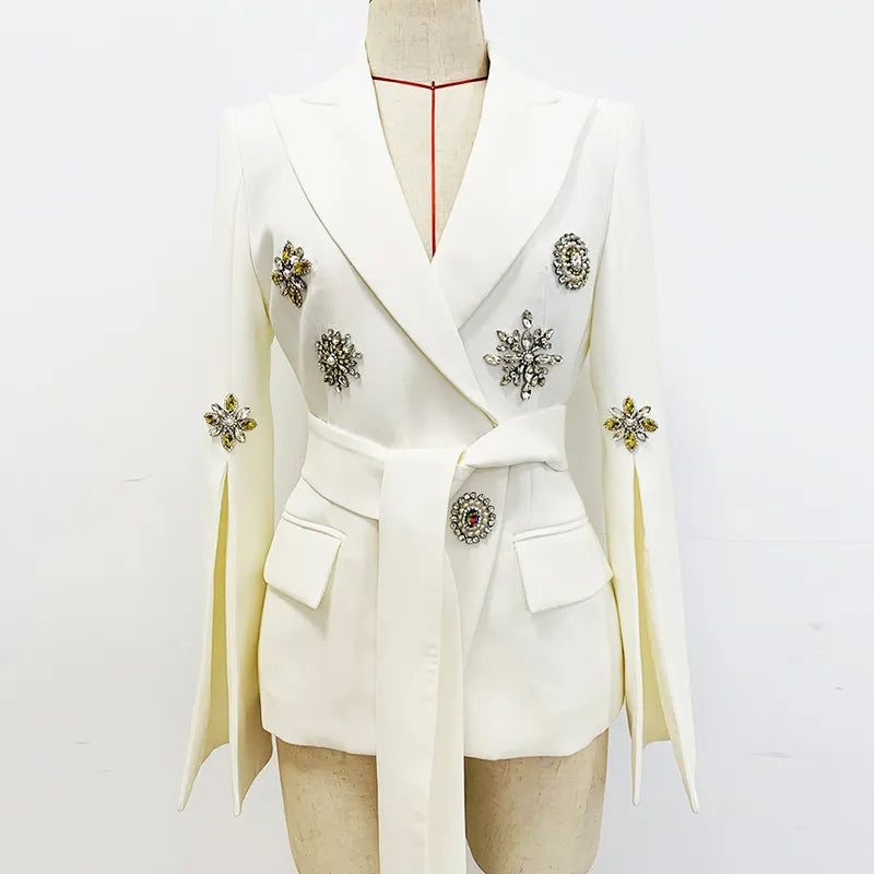 Diamonds Beading Blazer