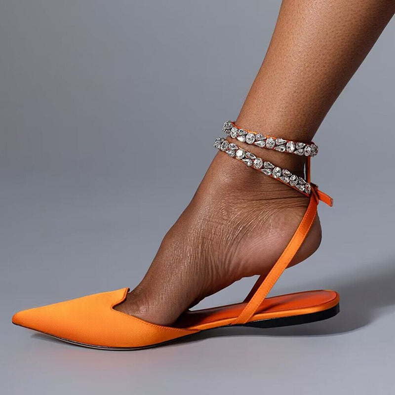 Shiny Crystal Sandals