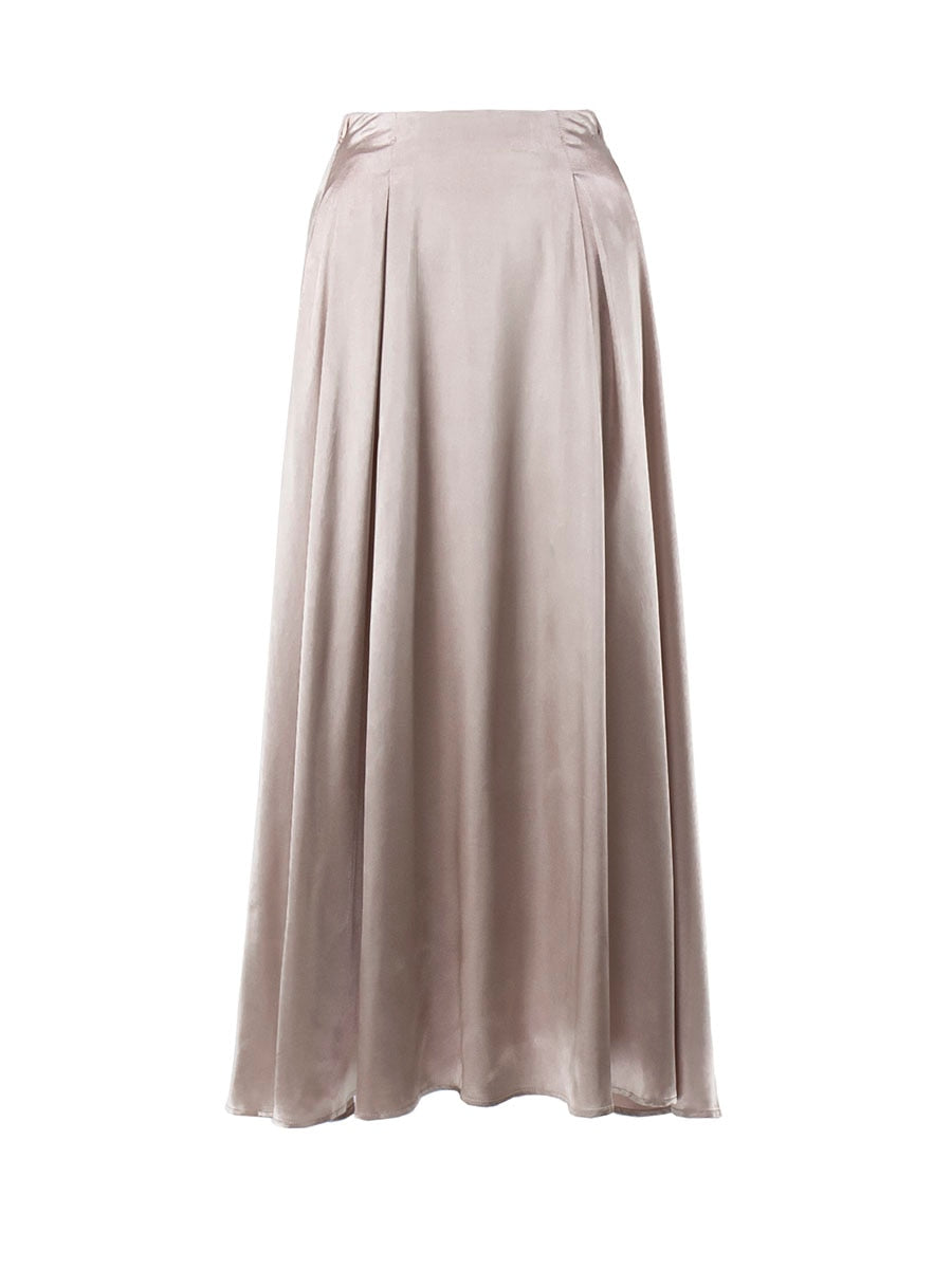 Willow Satin Loose Skirt