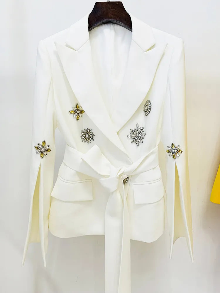 Diamonds Beading Blazer