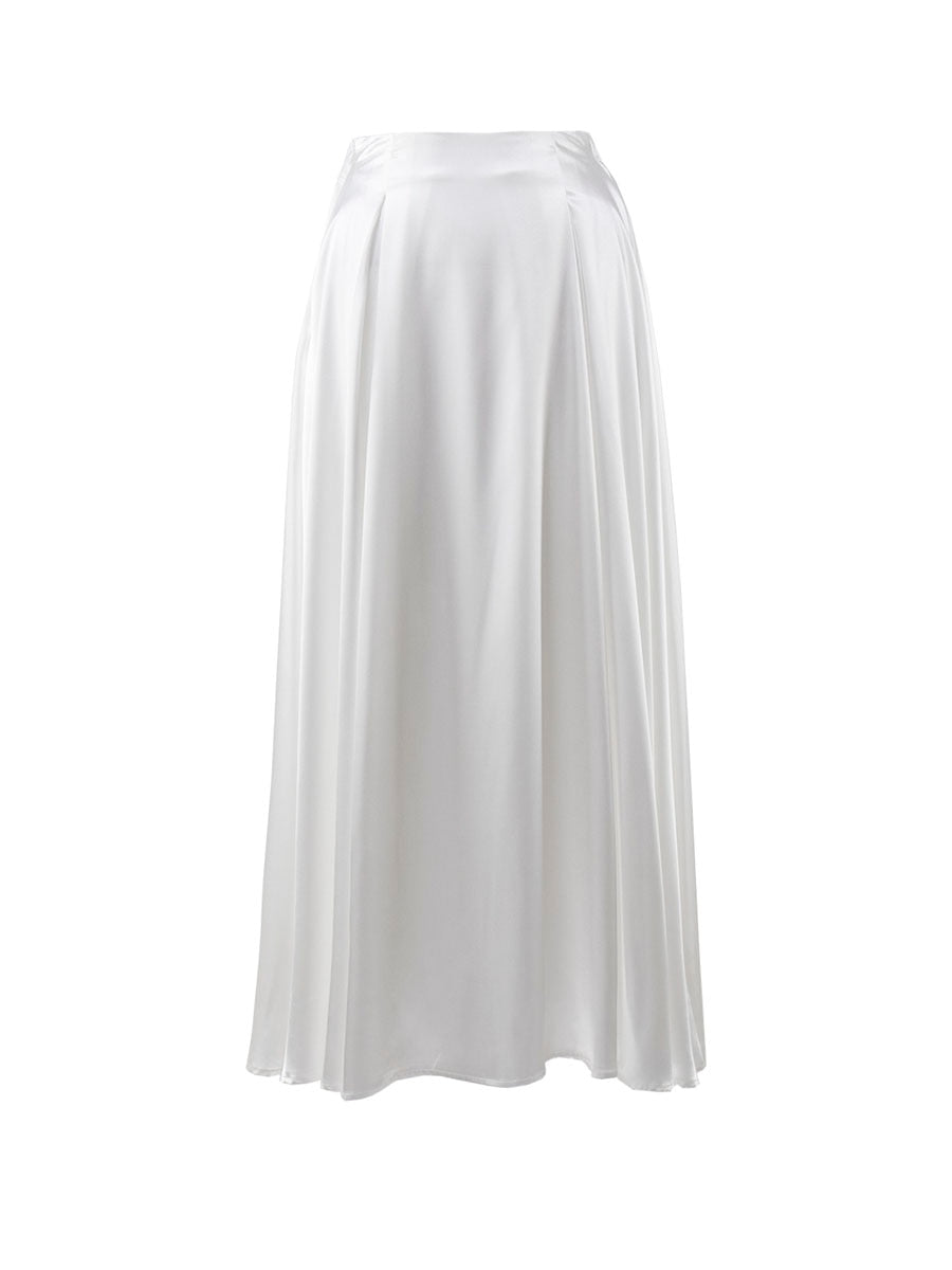 Willow Satin Loose Skirt