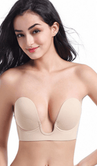 U-shaped invisible bra