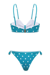 Blue Polka Dots Swimsuit