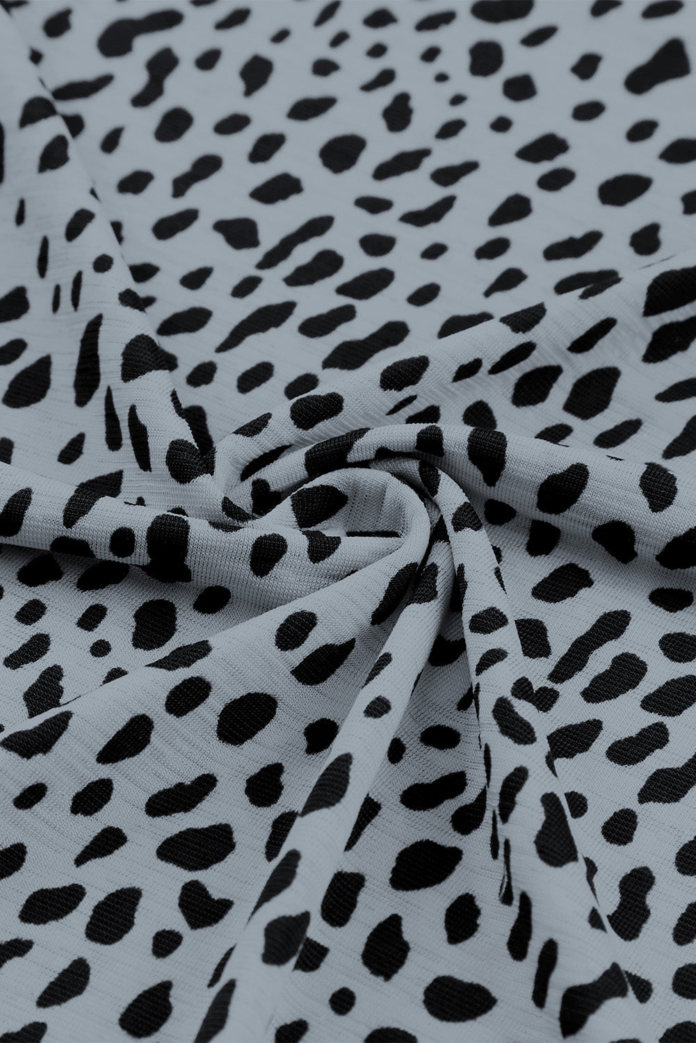Camiseta sin mangas con cuello redondo y estampado de leopardo rosa
