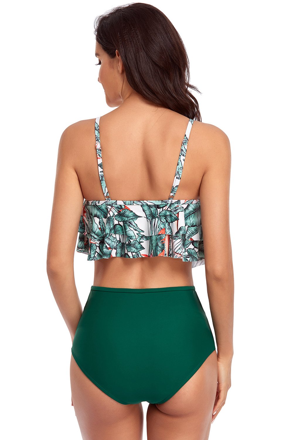 Falbala Print Summer Swimwear