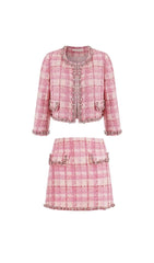 PINK WOOLEN SUIT SET