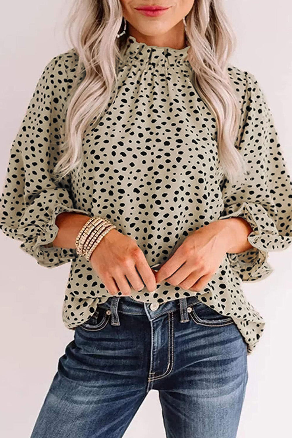 Camiseta sin mangas con cuello redondo y estampado de leopardo rosa