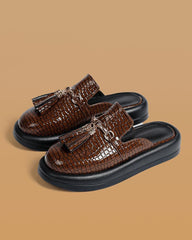 Women's Casual Soft Tassel Flat Slippers