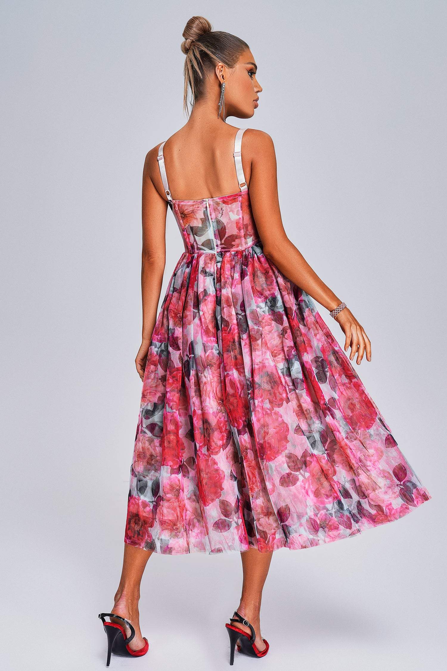 Sareza Floral Midi Dress