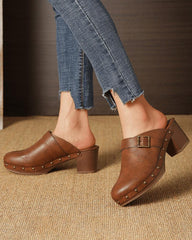 Women's Casual Retro Clogs
