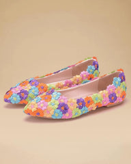 Women's Elegant Fashion Lace Flower Flats