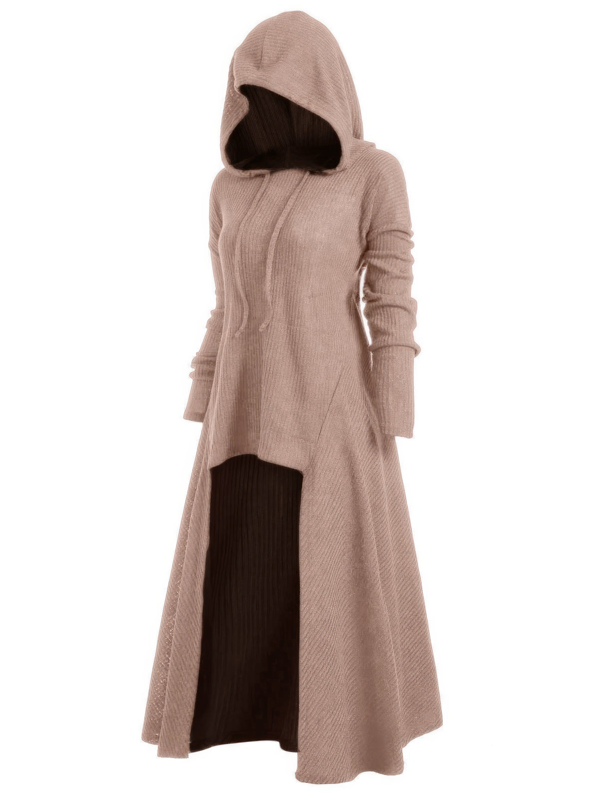 Night Knight Pullover Hooded Coat Dress