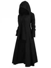 Night Knight Pullover Hooded Coat Dress